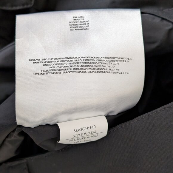 Spyder Spylon XTL 10,000 women’s black insulated ski/snowboard pants Size 12 EUC - Picture 11 of 13